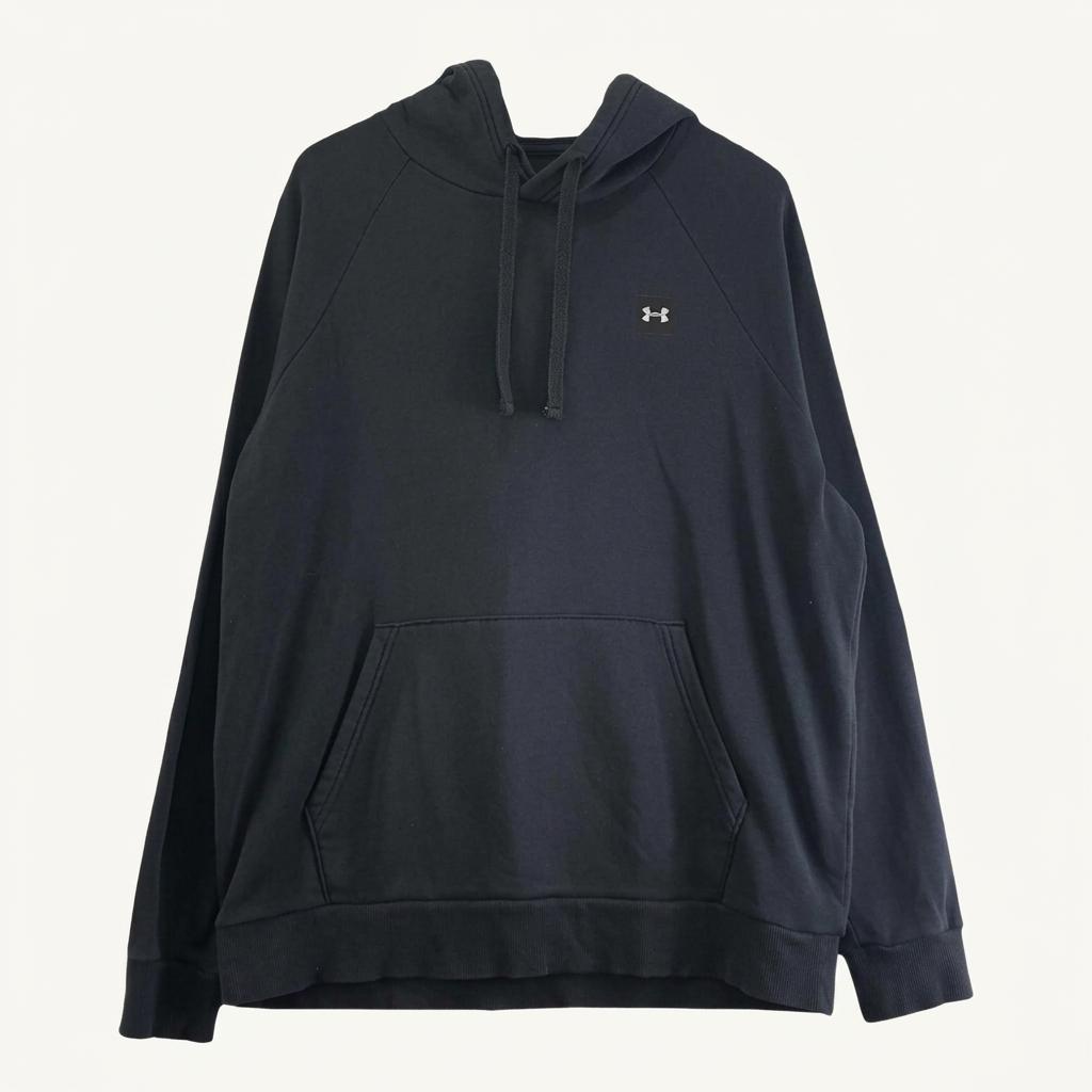 언더아머 블랙 남자 후드티 XL M7969 1