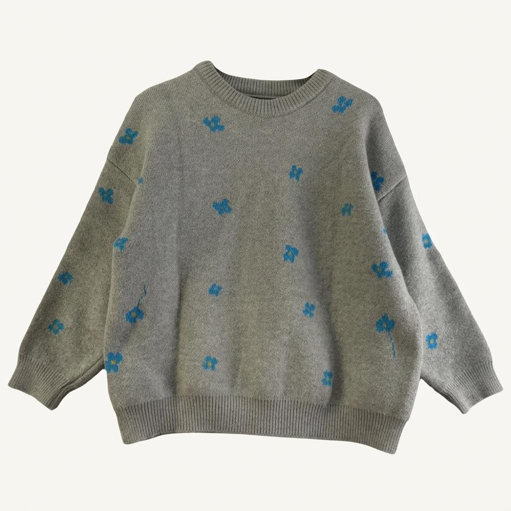그레이 여자 니트 FREE M7749 1