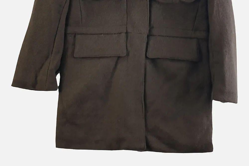 브라운 여자 코트 FREE M7722 6