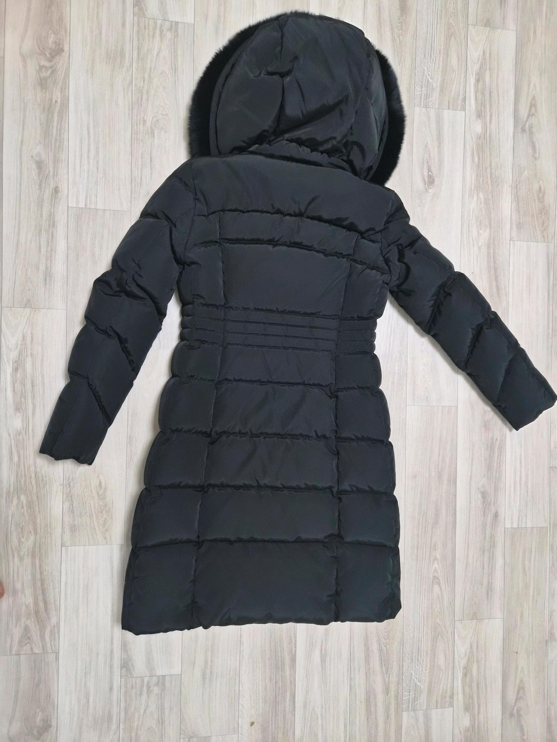 주크 퍼 후드 롱 패딩 점퍼 블랙 3