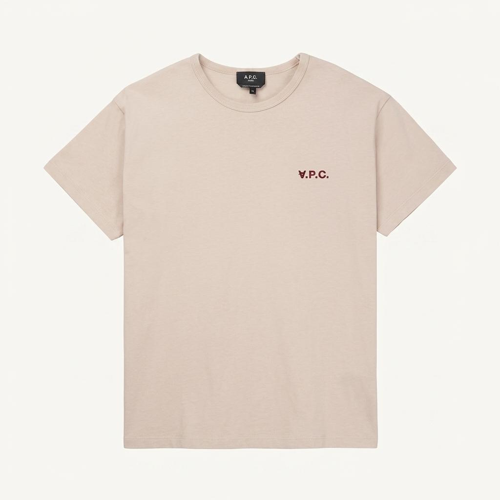 A.P.C. 쁘띠 VPC 박시핏 반소매 티셔츠 로즈파우더 1