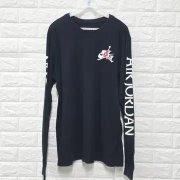 L 나이키 조던 블랙 라운드 티 D104 2