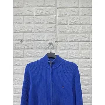 XL 타미힐피거 니트 코듀로이 집업 자켓 C85 6