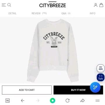 시티브리즈 그래픽 스웨트 셔츠 2