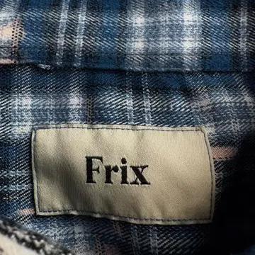 FRIX 블리치드 타탄 체크 플라넬 셔츠 3890 5