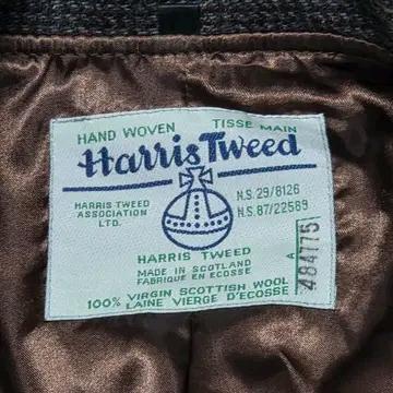 Harris Tweed 해리스 트위드 패치 워크 라이더 자켓 5