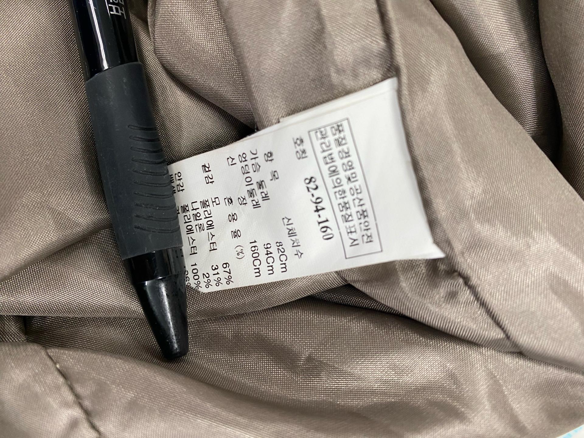 SJSJ 브라운 퍼프 반팔 미디 원피스 9