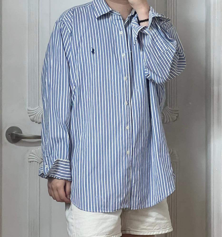 빈티지 폴로랄프로렌 RALPH LAUREN 스트라이프셔츠 no476 3
