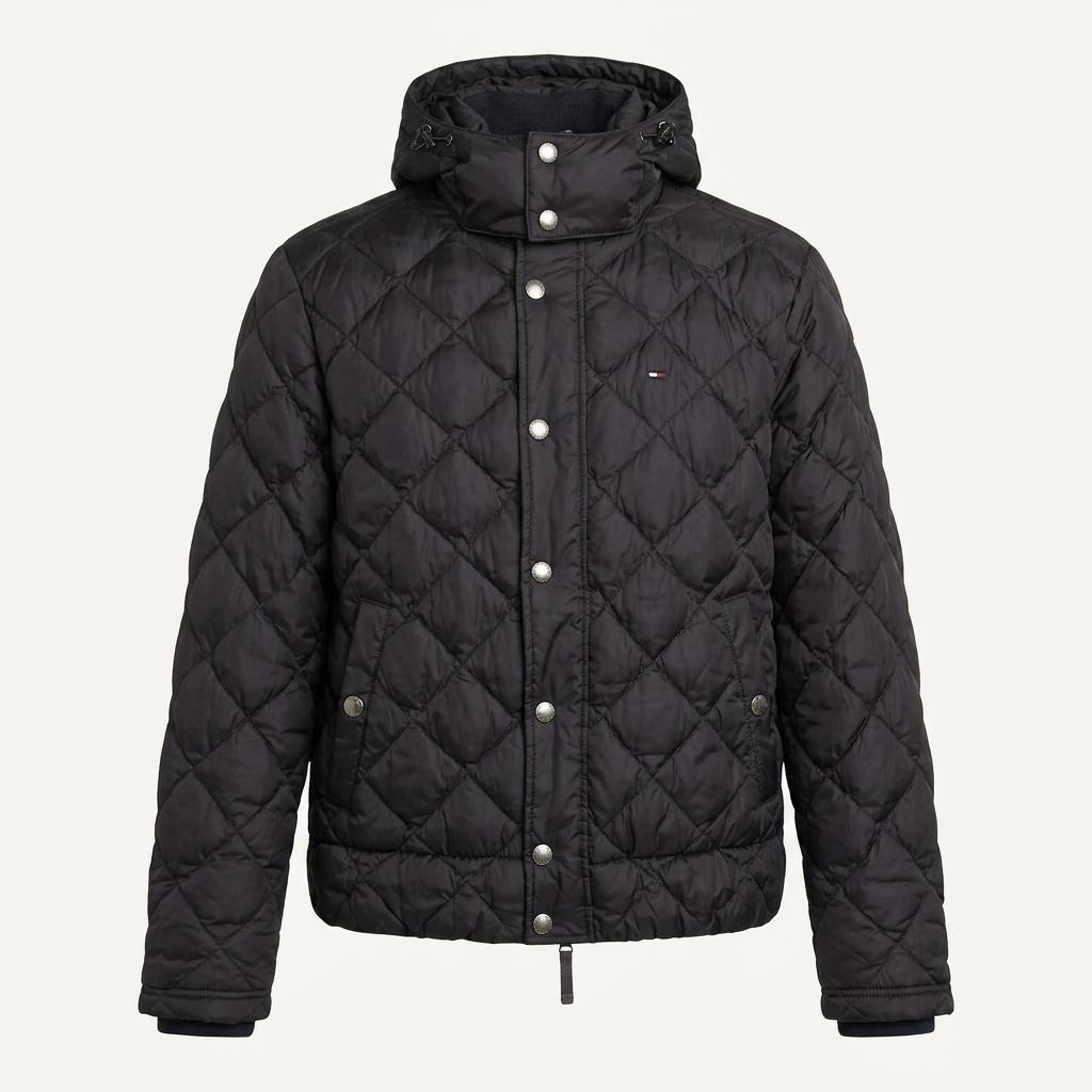 빈티지 타미힐피거데님 TOMMY HILFIGER DENIM 퀼팅 숏패딩 자켓 no357 1