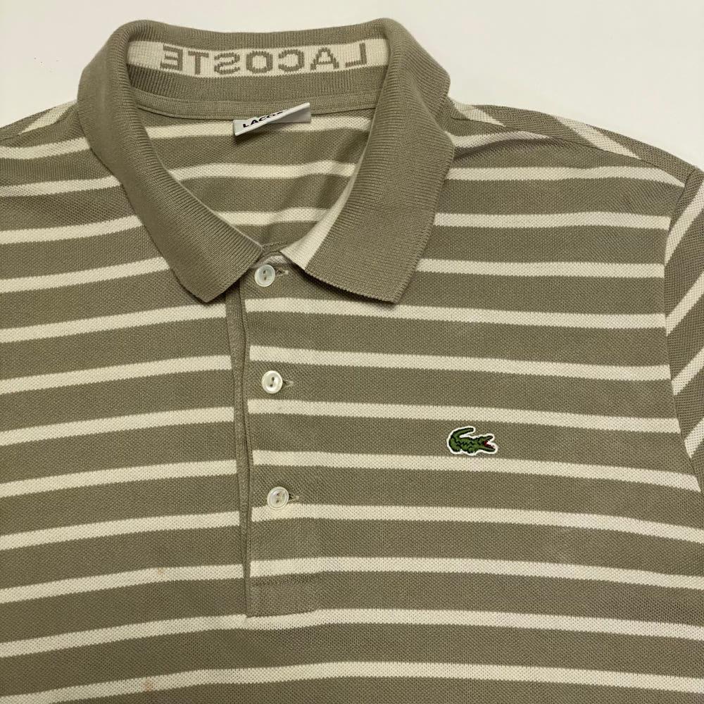 빈티지 라코스테 LACOSTE PK 스트라이프 반팔티셔츠 no334 5