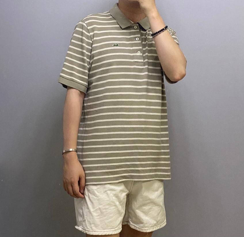 빈티지 라코스테 LACOSTE PK 스트라이프 반팔티셔츠 no334 6