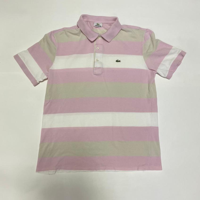 빈티지 라코스테 LACOSTE PK 스트라이프 반팔티셔츠 no333 7
