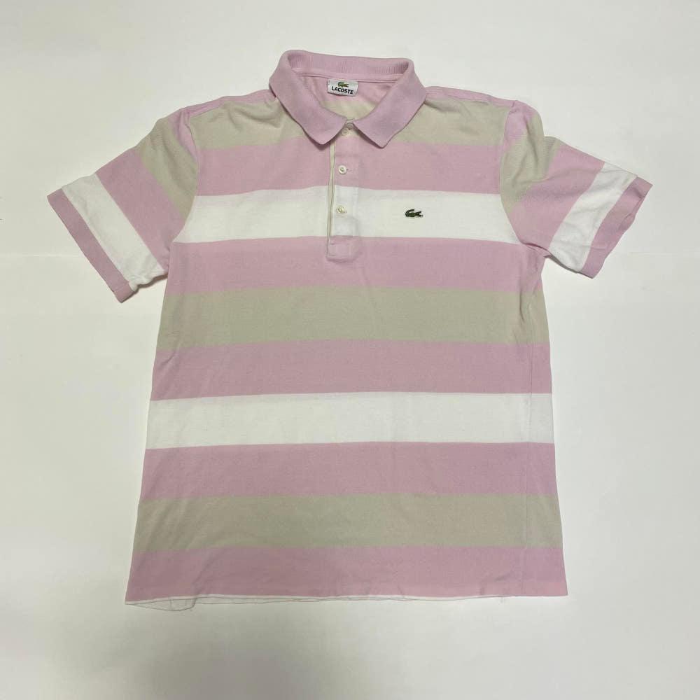 빈티지 라코스테 LACOSTE PK 스트라이프 반팔티셔츠 no333 4