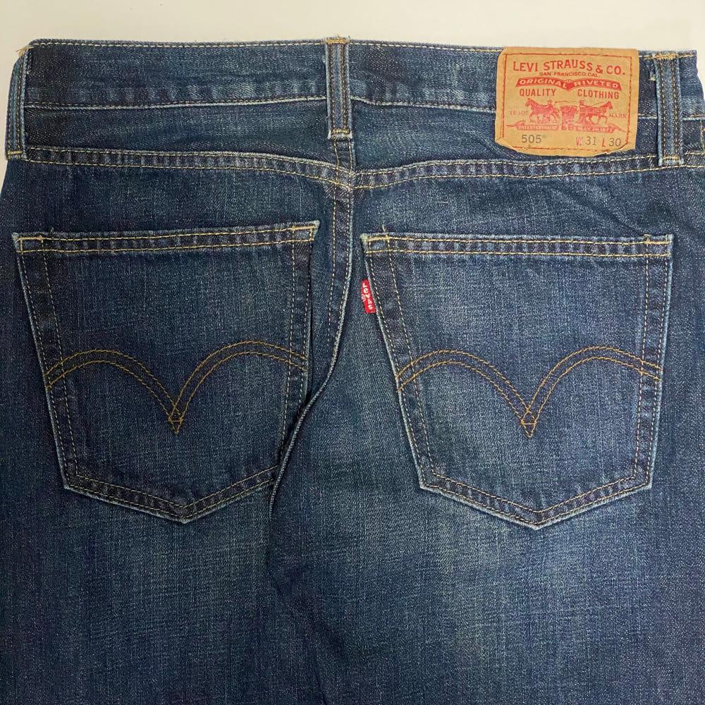 빈티지 리바이스 LEVIS 505 진청 데님팬츠 no195 5