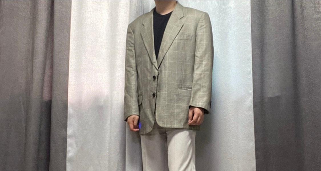 빈티지 체크블레이저자켓 no47 2