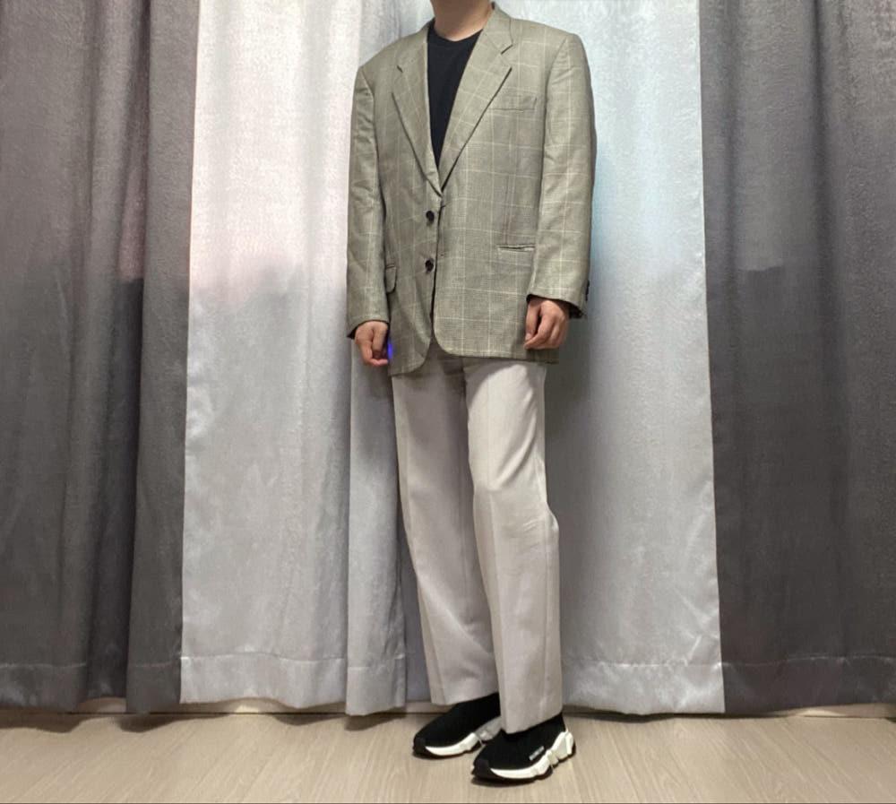 빈티지 체크블레이저자켓 no47 5
