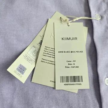 키뮤어 라벤더 로고포켓 오버핏 긴팔 셔츠 라벤더퍼플 S 7