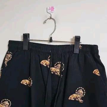 위캔더스 면 사자무늬 바지  8