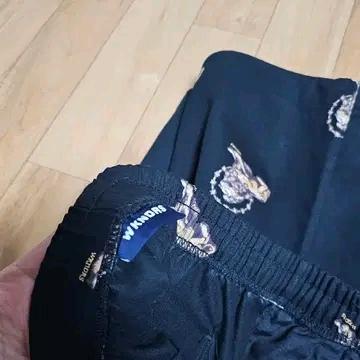위캔더스 면 사자무늬 바지  9