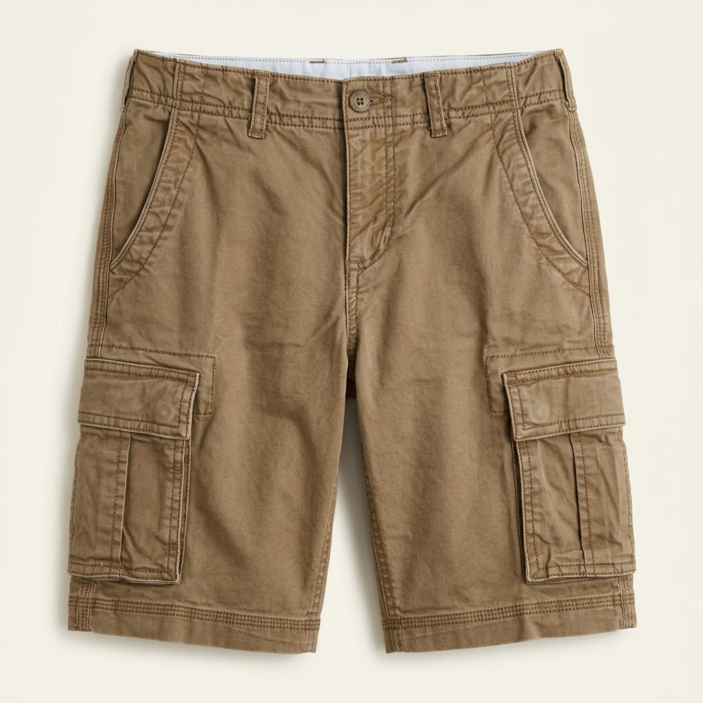GAP 카고 면 반바지 베이지