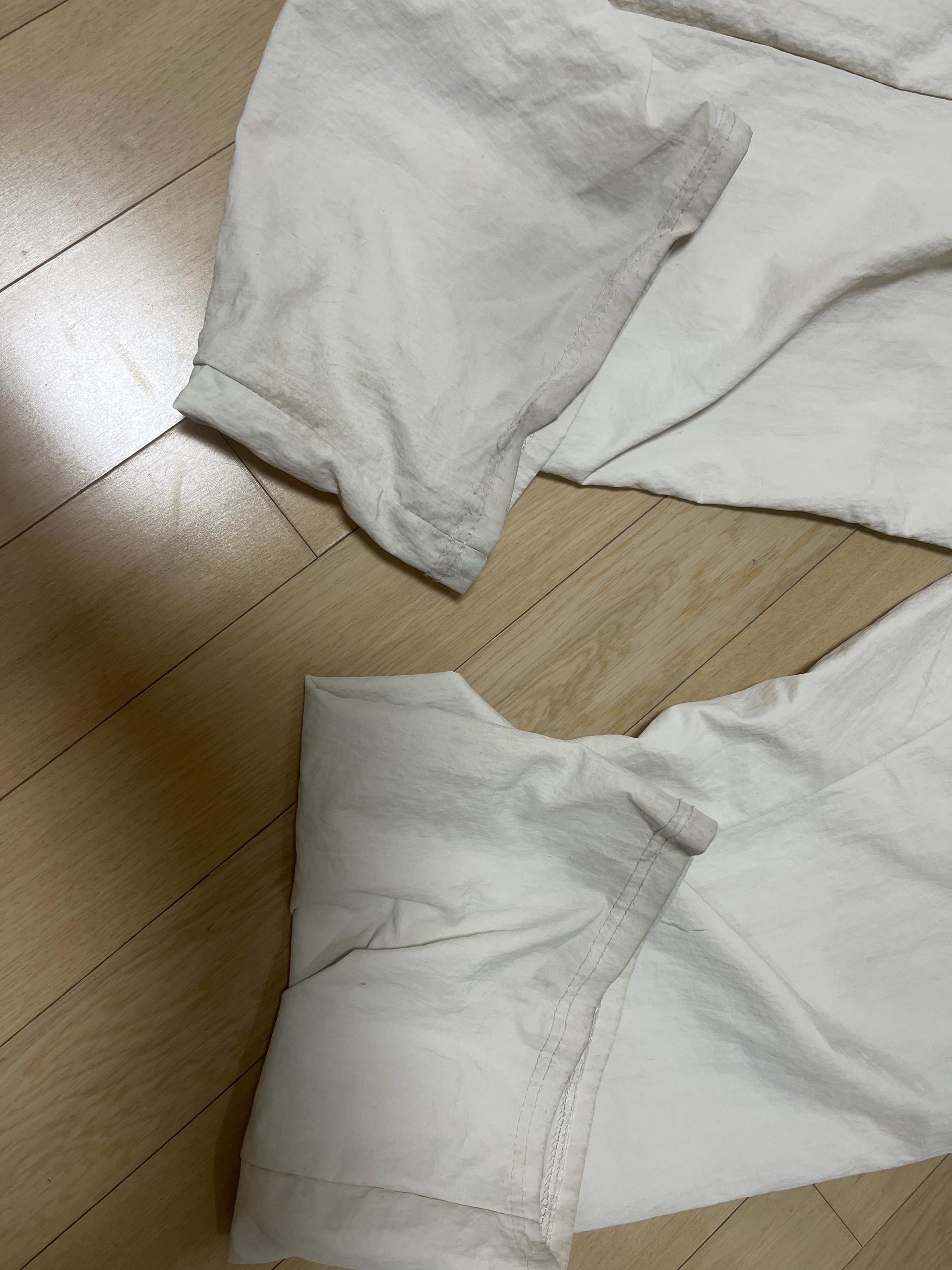 나일론 밴딩 와이드 조거 팬츠 아이보리 3