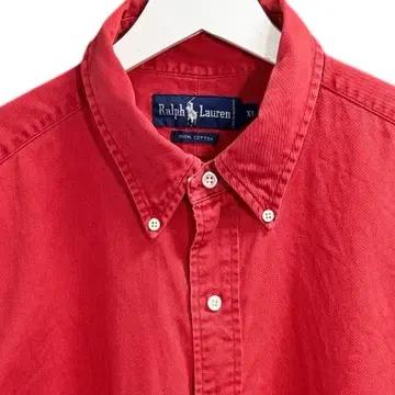 RALPH LAUREN 랄프로렌 셔츠 레드 XL 5