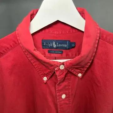 RALPH LAUREN 랄프로렌 셔츠 레드 XL 9