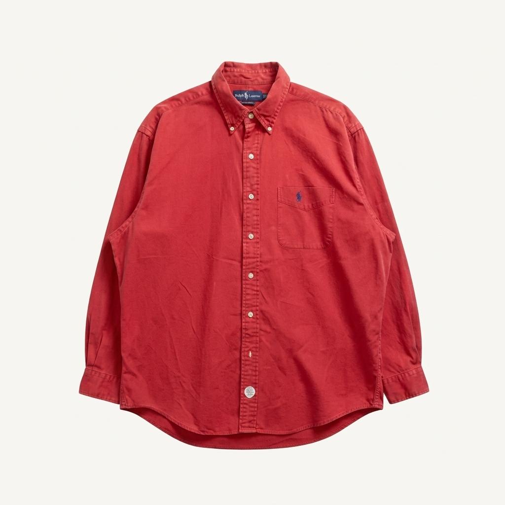 RALPH LAUREN 랄프로렌 셔츠 레드 XL 1