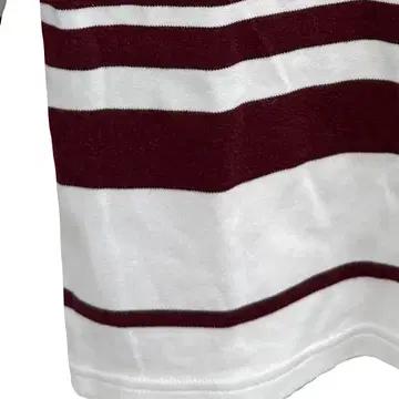 LACOSTE 라코스테 스트라이프 긴팔 티 화이트 34 7