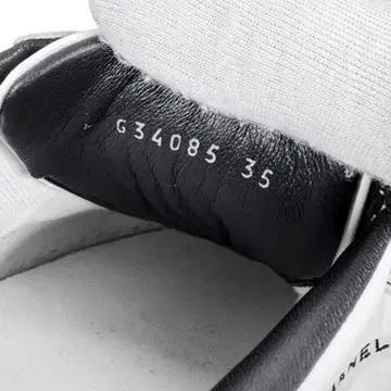 [5% 할인] [35] 샤넬 CC로고 테니스 레더 슈레이스 스니커즈 화이트 G34085 11