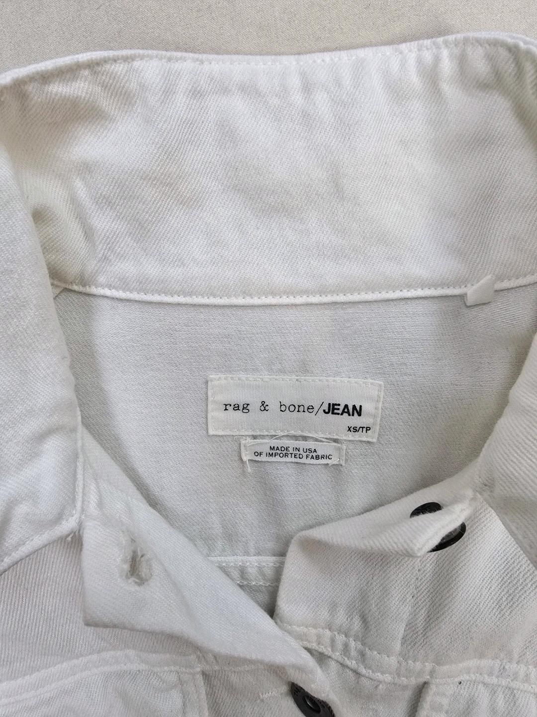 랙앤본 가벼운 화이트 데님 자켓 10
