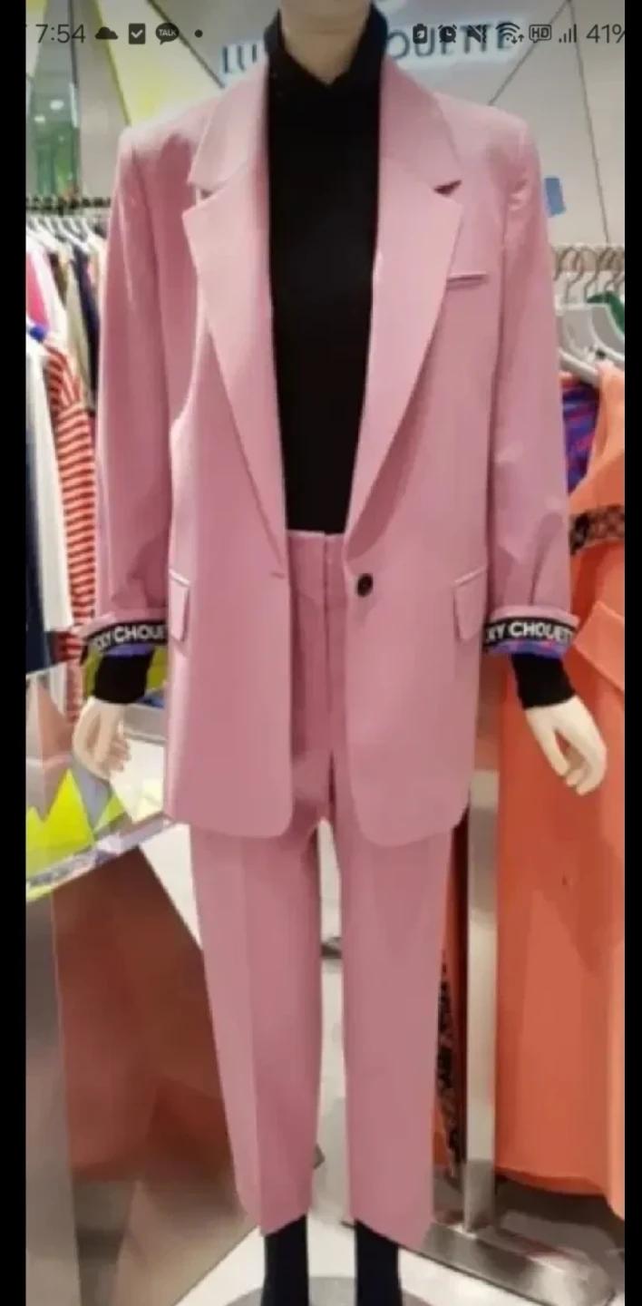 럭키슈에뜨 자켓 슬랙스 셋업 2