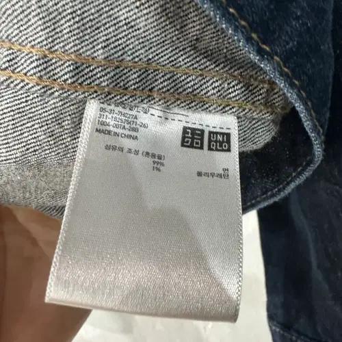 유니클로 데님 청자켓 XL 5