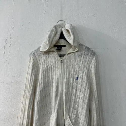 폴로 여성 니트후드집업 XS 3