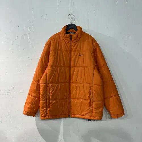 나이키 오렌지 경량패딩 XL 2