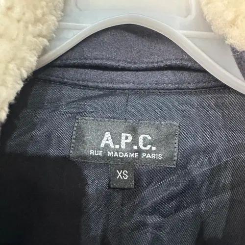 APC 아페쎄 양털카라 자켓 90 4