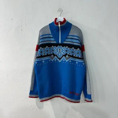 MSGM 반집업 니트 2