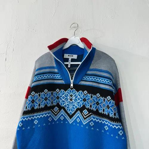 MSGM 반집업 니트 4