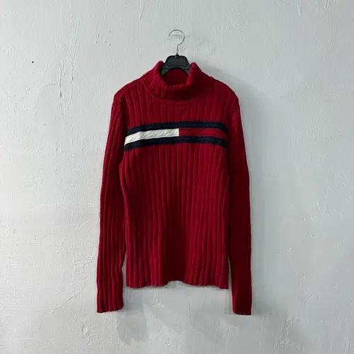 타미힐피거 목폴라 니트 여성 L-XL 2