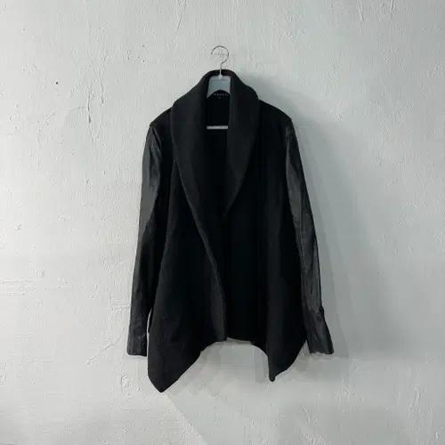 theory 띠어리 가죽배색 캐시미어 코트 2SIZE 2