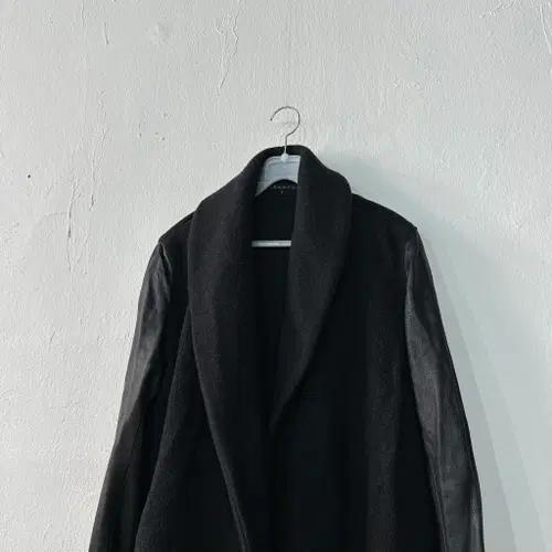 theory 띠어리 가죽배색 캐시미어 코트 2SIZE 3