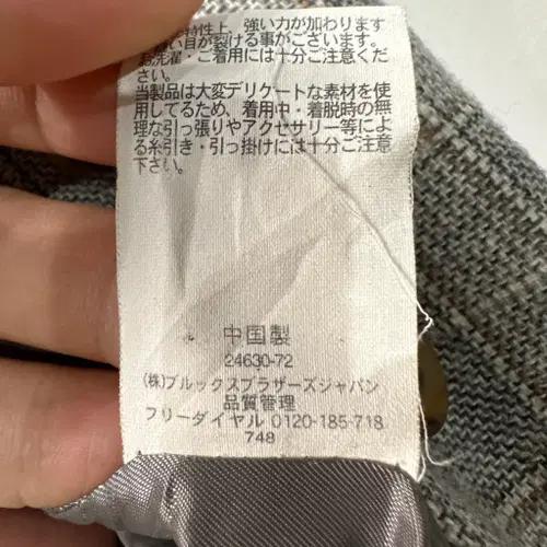 브룩스브라더스 체크 울 자켓 여성 7