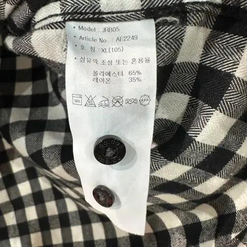 아디다스 잔체크 남방 XL 5