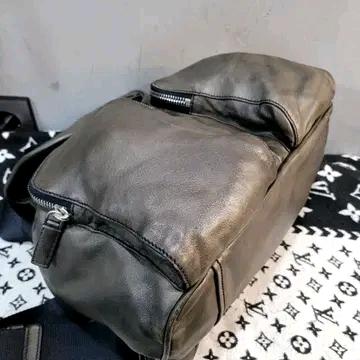 정품 프라다 투 포켓 가죽 백팩 5