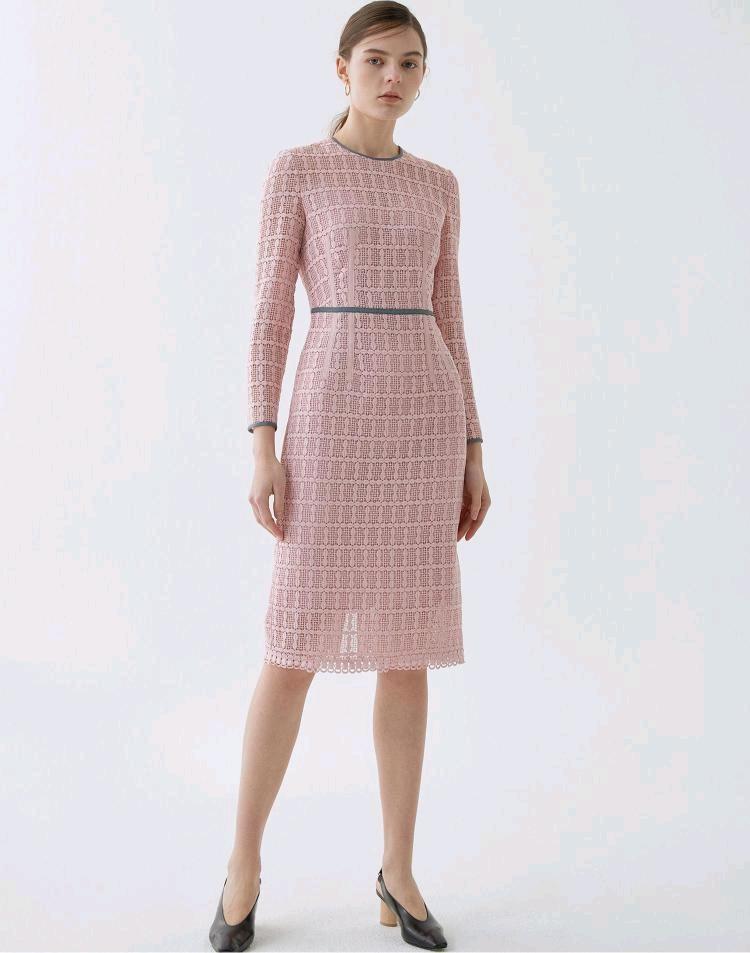 질스튜어트 레이스 자수 롱원피스 핑크 599,000원 5