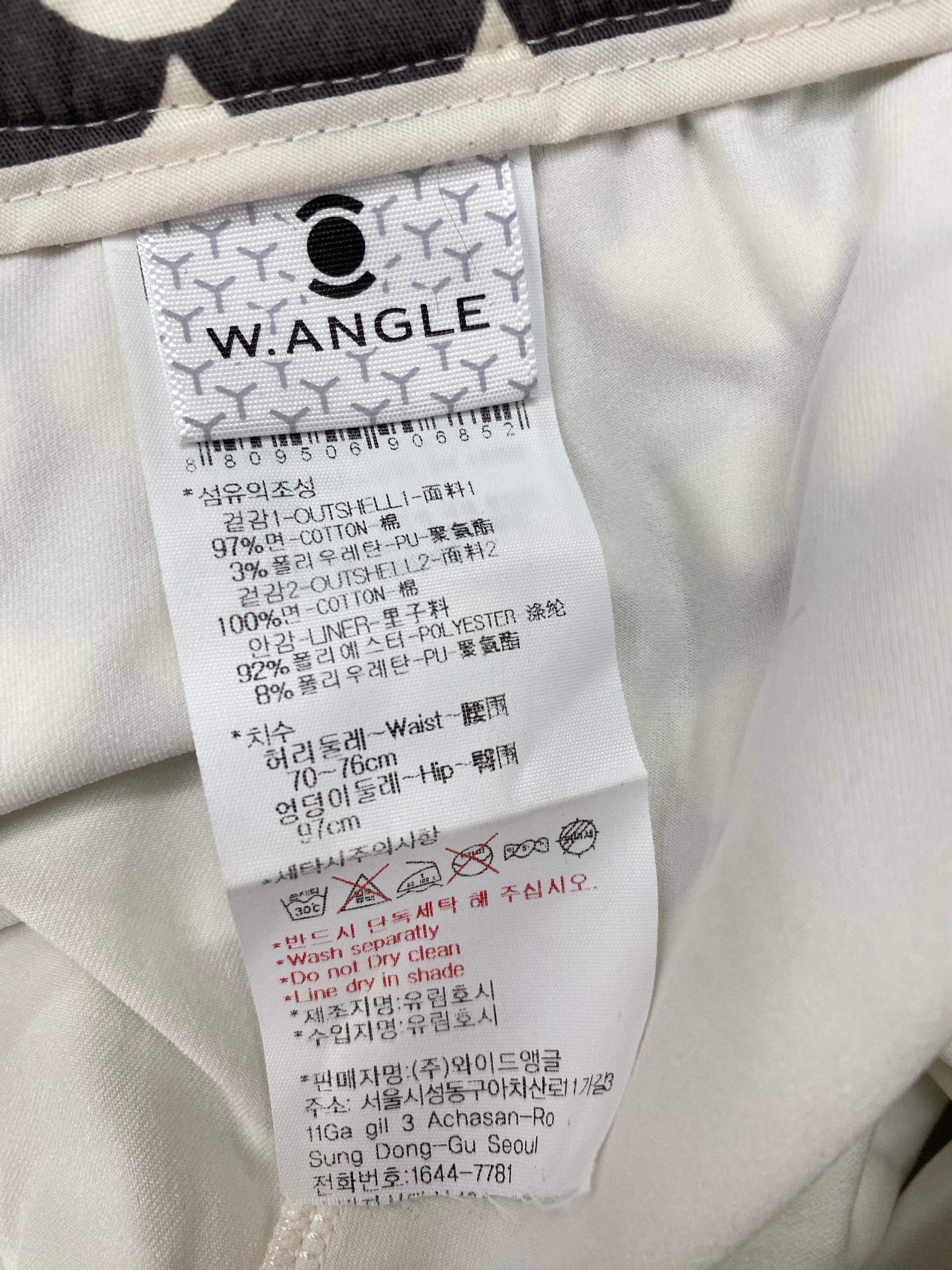 와이드앵글 유니크 패턴 골프 미니스커트 7