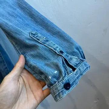 아디다스 백셔링 데님 셔츠 우먼즈 9