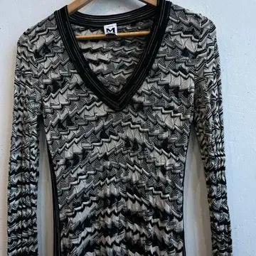 미쏘니 패턴 브이넥 원피스 MADE IN ITALY 3