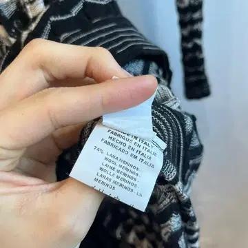 미쏘니 패턴 브이넥 원피스 MADE IN ITALY 7