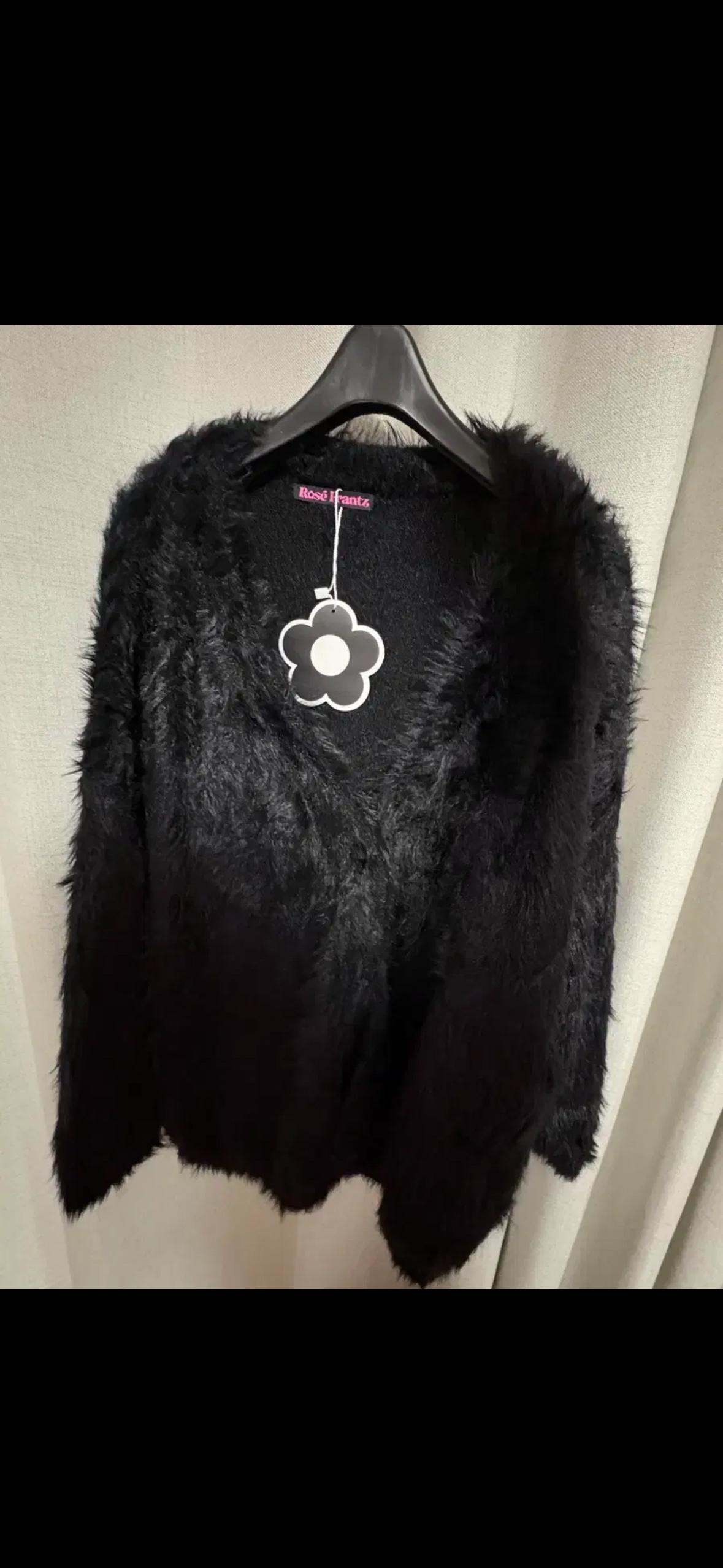 로제프란츠 Fur Overfit Cardigan [Black] 2